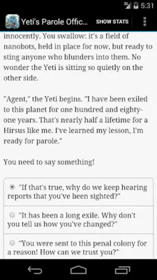 Yeti's Parole Officer android App screenshot 1